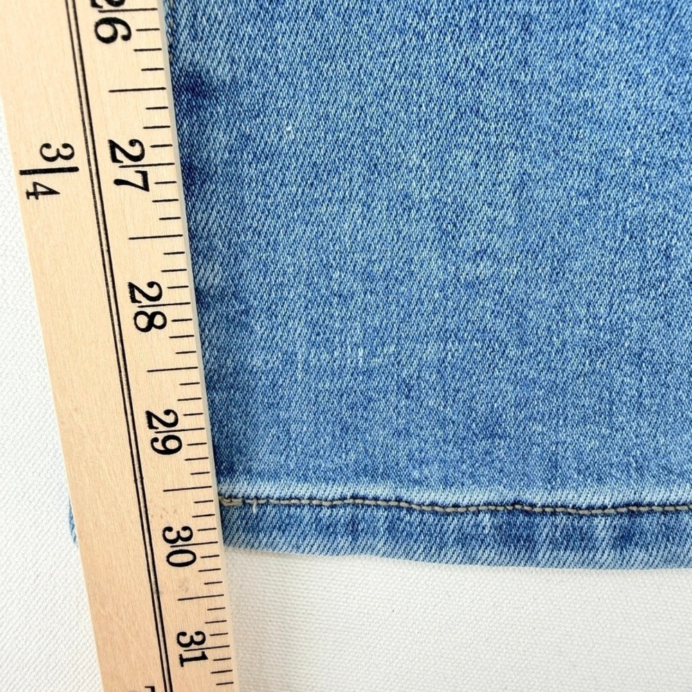 Hidden Jeans High Rise Flare Stretch Denim Size 27 Light Blue Good Condition - Picture 5 of 11